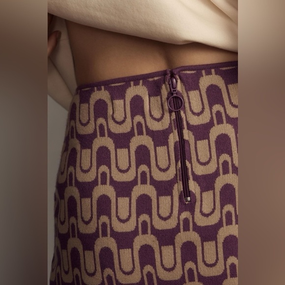 NWT ANTHROPOLOGIE Maeve Maeve Mod Sweater Mini Skirt (M) - Picture 5 of 11